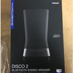 SuperTooth Disco 2 Bluetooth Wireless Stereo Speaker 16 Watts Steam Music Black